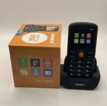 UNIWA MOBILE PHONE - Black & Red
