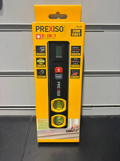 *New* prexiso 2 in 1 measure & level