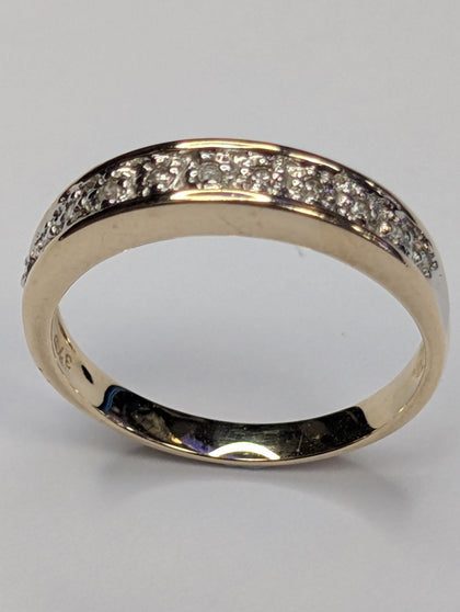 9ct gold diamond eternity ring