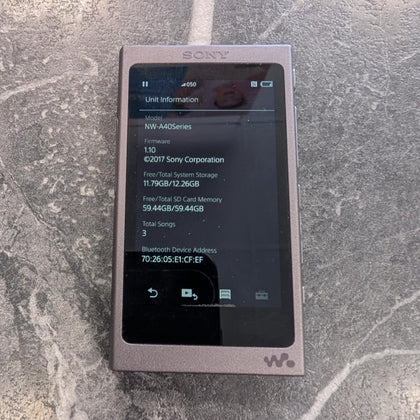 Sony NW-A45 Audio Walkman MP3 Player with Touch Screen