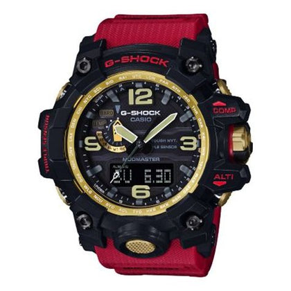 Casio G-Shock Men's Mudmaster Carbon Core Red Tough Solar Watch