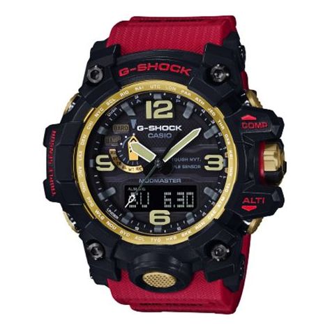 Casio G-Shock Men's Mudmaster Carbon Core Red Tough Solar Watch