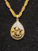 22ct Yellow Gold Necklace with Pendant - 18.5" - 7.56g