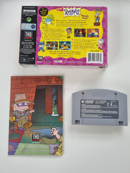 Rugrats Treasure Hunt, w/ Manual, Boxed.