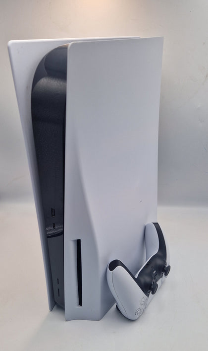 Sony PlayStation 5 (ps5) disc edition 825GB gaming console with 1 x controller and all leads UNBOXED