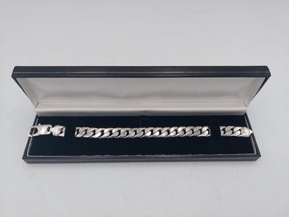 58.7g 925 Hallmarked Silver Bracelet - 8.5