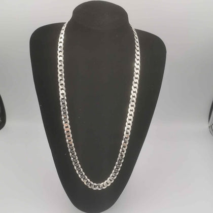 Silver Chain 73.0g Weight Stamped 925 length 28