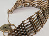 9ct Gold 7 Bar Gate  Bracelet