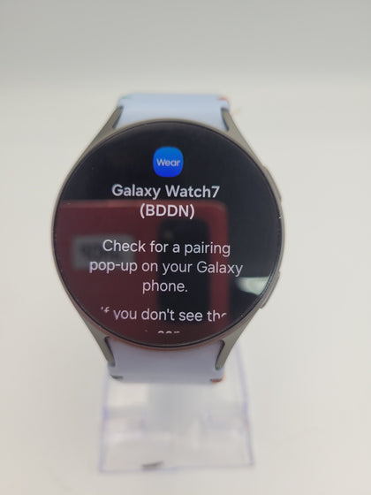 Samsung Galaxy Watch 7 44mm BT SM-L310 smartwatch with blue rubber strap