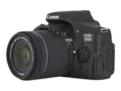 Canon EOS 750D Digital SLR Camera With Tripod