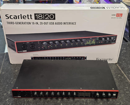 Scarlett 18i20 3rd Generation USB Audio interface - boxed