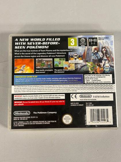 Pokemon Black Nintendo DS