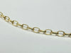 9ct yellow belcher chain 24"
