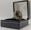375 HALLMARKED 9CT, YELLOW GOLD, COCKTAIL RING, SILZE: L, 5G, BOXED