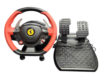 Thrustmaster Ferrari 458 Steering Wheel and Pedals Set for XBox & PC - Unboxed