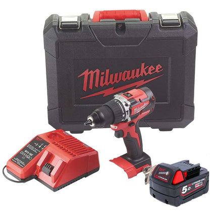Milwaukee 18V M18 CBLPD Brushless Combi Drill 2x4.0Ah Battery+Charger