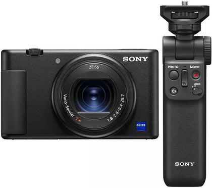 Sony ZV-1 20.1MP With Sony gp-vpt2bt Shooting Grip