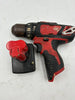 Milwaukee M12 EPD 12V Fuel Compact Percussion Drill With one battery