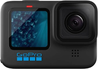GoPro HERO 11 Black with Enduro battery and strap with mount.