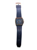 Men's Rucksthul rose gold and blue watch