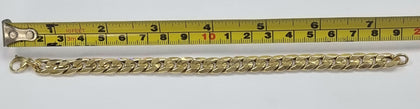 9ct Gold Cuban Bracelet 7.5