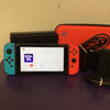 Nintendo Switch 32gb with carry case and game.