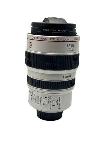 Canon - Video Camera Lens - 16x Zoom Xl 5.5-88mm Is Optical Image