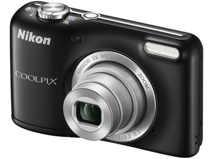 Nikon Coolpix L27 - Digital Camera - Compact - 16.1 MP - 720P - 5x Optical Zoom - Black