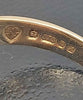 9ct 375 yellow gold ring 3.5g Boxed size N full hallmarked