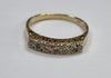 9CT GOLD DIAMOND ETERNITY RING SIZE L
