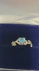 WHITE GOLD RING 9CT