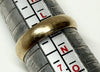 9ct yellow gold wedding band ring size M