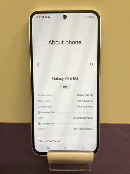 Samsung Galaxy A35 5G - 6 GB RAM - 128 GB - Awesome Lilac