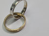 Tiffany Co 18ct Gold/Silver Interlocking Rings For Necklace