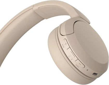 Sony WH-CH520, Wireless On-Ear Bluetooth Headphones with Mic, Upto 50 Hours Playtime, DSEE Upscale, Multipoint Connectivity/Dual Pairing,Voice