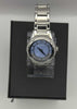 BULOVA TURNSTYLE STEEL SWAROVSKI CRYSTALS MOP DIAL LADIES QUARTZ WATCH 96L260