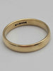18ct Yellow Gold Wedding Band Ring - 4.70 Grams - Size T