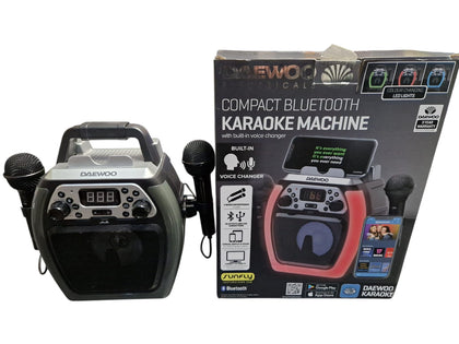 Daewoo Compact Bluetooth Karaoke Machine