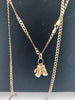 9k Gold Chain With boxing gloves pendant 24" 9.8G Hallmarked(375)&Tested