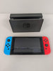 Nintendo Switch with Neon Blue & Red Controllers