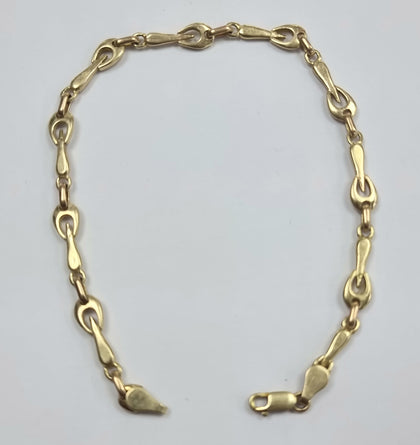 9ct Gold Fashion Bracelet 8