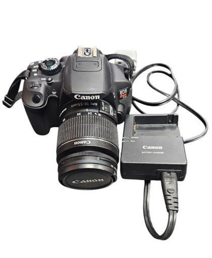 Canon EOS Rebel T4i Digital Camera with Canon EFS 18-55mm Lens - Unboxed