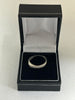 Ladies 9 stone 9ct white gold ring 1.5G Hallmarked  375 size Q