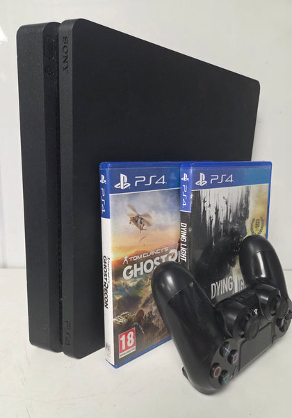Sony PlayStation 4 Slim 500GB Console & 2 Games