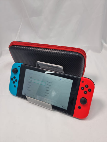 Nintendo Switch (Neon Red/Blue) LEFT JOYCON STICKS, with carry case
