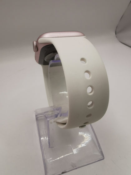 Watch Series 9 (Cel) Pink Aluminium, 41mm, With White Rubber Strap, Unboxed