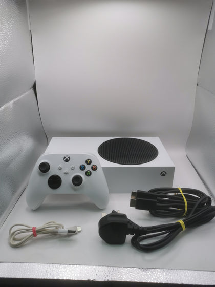 Xbox Series S Console 512GB White Unboxed with 1 Controller and power cables