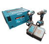 Makita DLX2414SJ 18V LXT 2 Piece Brushless Kit with 2X 3.0Ah Batteries, Charger & Case