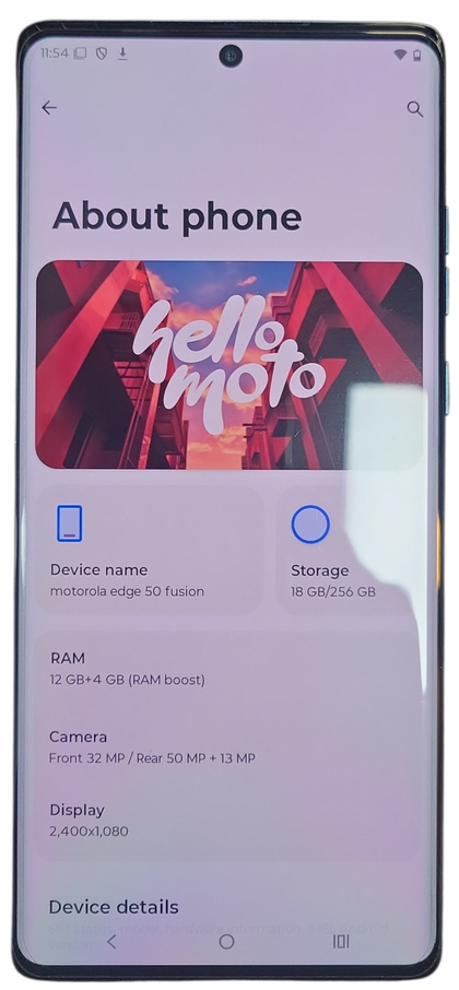 Motorola Edge 50 Fusion - 256GB - Unlocked