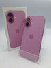 Apple iPhone 16 128GB pink smartphone Unlocked boxed (79% Battery Health) crack on back with 3rd party screen